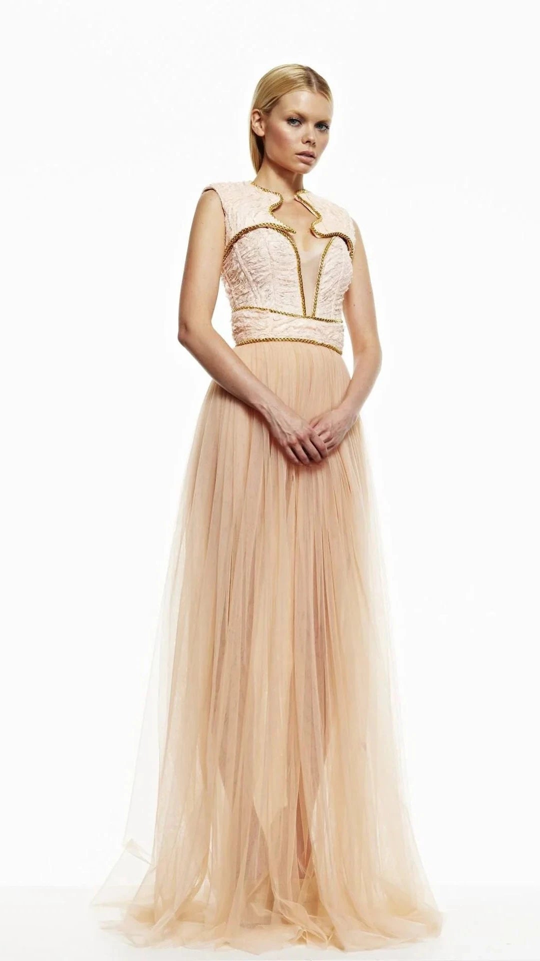 Sleeveless A-line Dress
