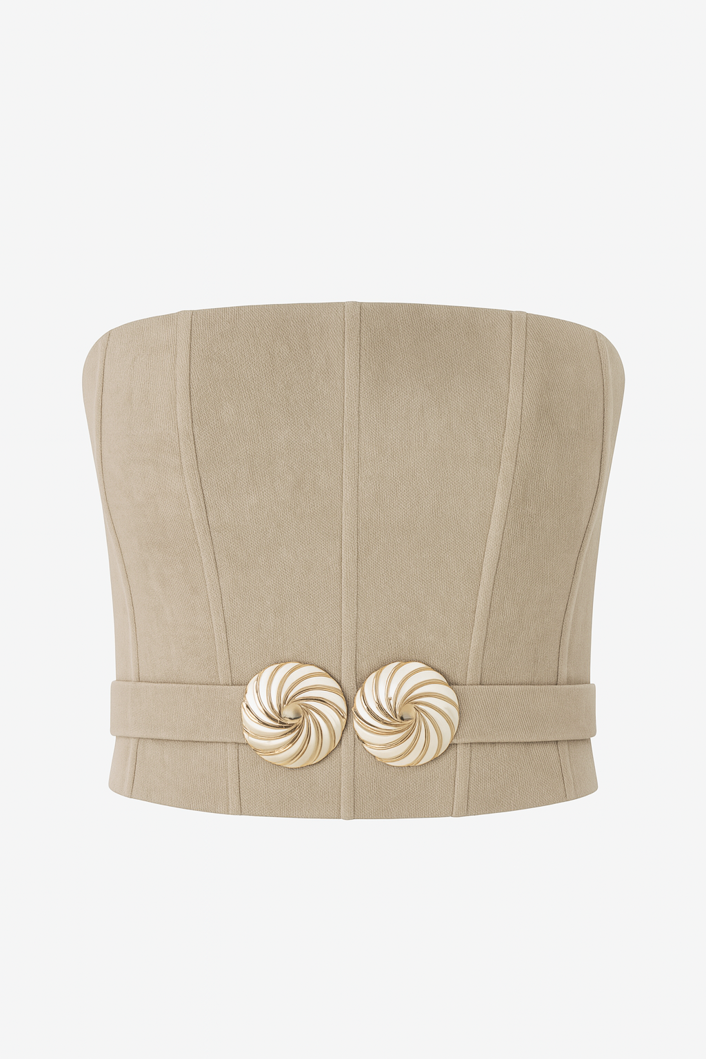 Sculpted Corset Top – Dusty Olive